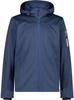 CMP Light Softshell Jacket with Detachable Hood (39A5027M) B.blue Mel./dusty Blue