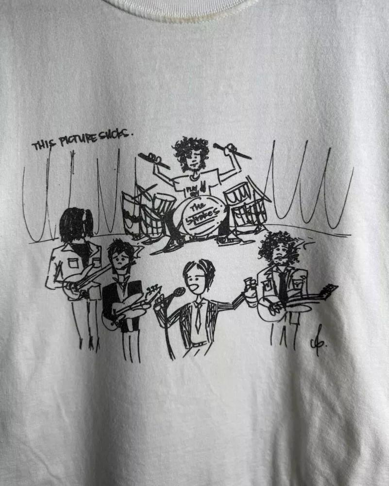 Винтажная футболка группы The Strokes Унисекс Концертная от S до 5XL El725