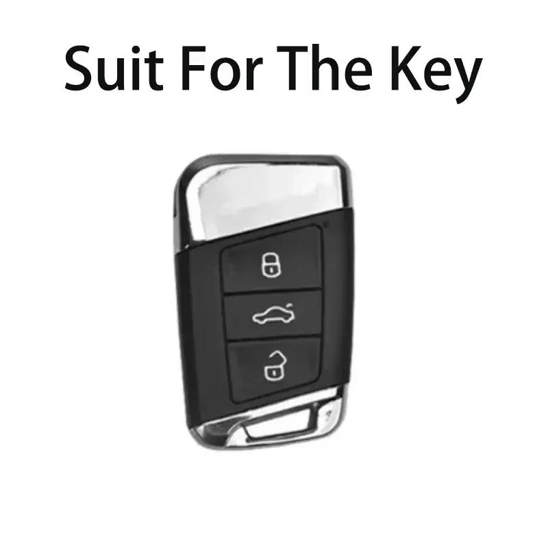 Car New Fashion for VW Volkswagen Passat B8 Tiguan Magotan Golf for Skoda Kodiaq Superb A7 R Remote Smart Key Case Cover Fob Bag