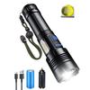 Flashlight Powerful Disaster Prevention 5000mAh 26650 Type-C Rechargeable/battery Operated Led Light Flash Light AAA Battery Applicable Handy Light