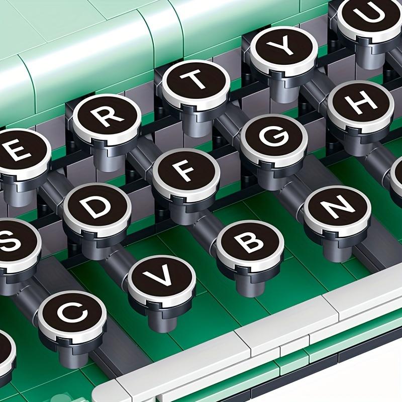 Нетоксичные 820 шт. Строительные блоки Типографская машинка Классические Творческие Идеи Машина Ретро Микро Строительные Блоки Игрушка Для Взрослых Детей Праздничные Подарки