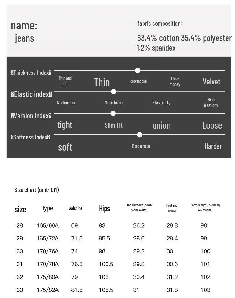 Men's Washed Straight-Leg Denim Jeans