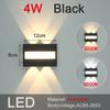 Modern new LED outdoor aluminum wall lamp waterproof porch garden balcony wall lamp indoor and outdoor light