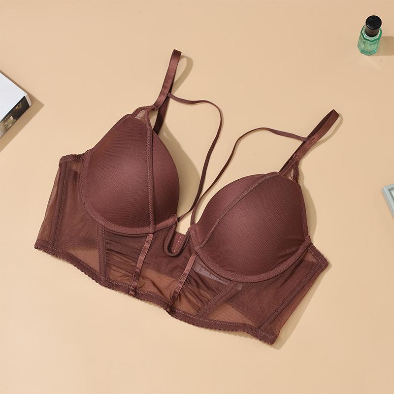 Французский Сексуальный Бюстгальтер Женский Моделирующий Бюстгальтер Жилет на Косточках Бюстгальтер для Формирования Тела