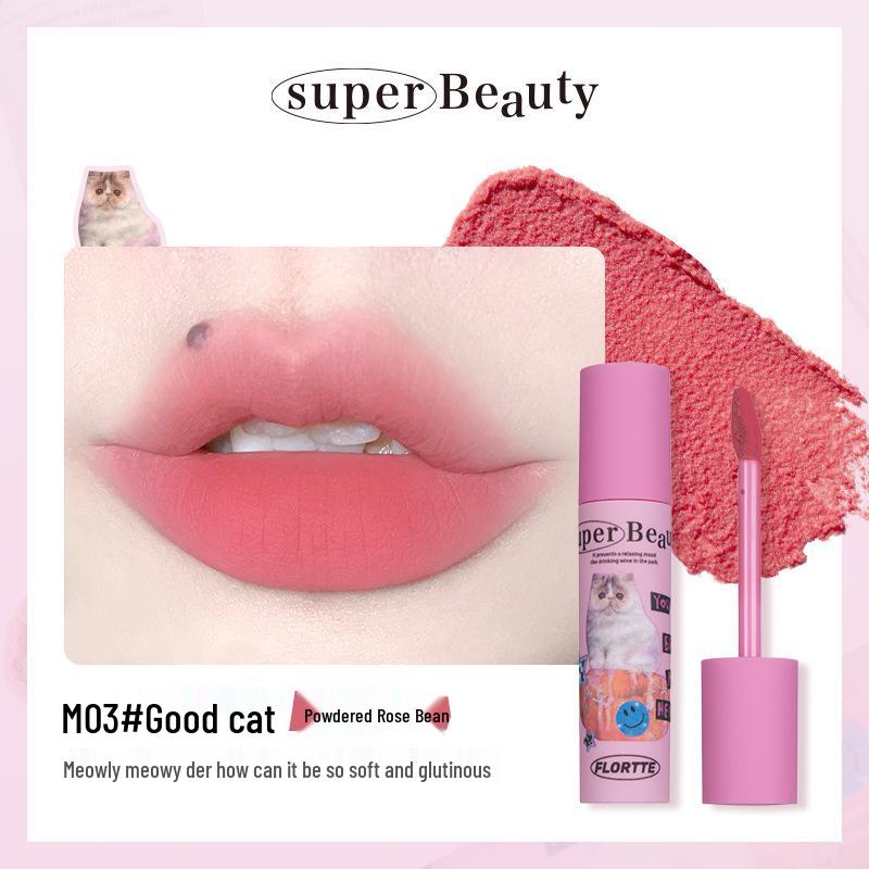Flortte Velvet Matte Lip Cream в оттенке Kitten Milk Cake - Нелипкая формула