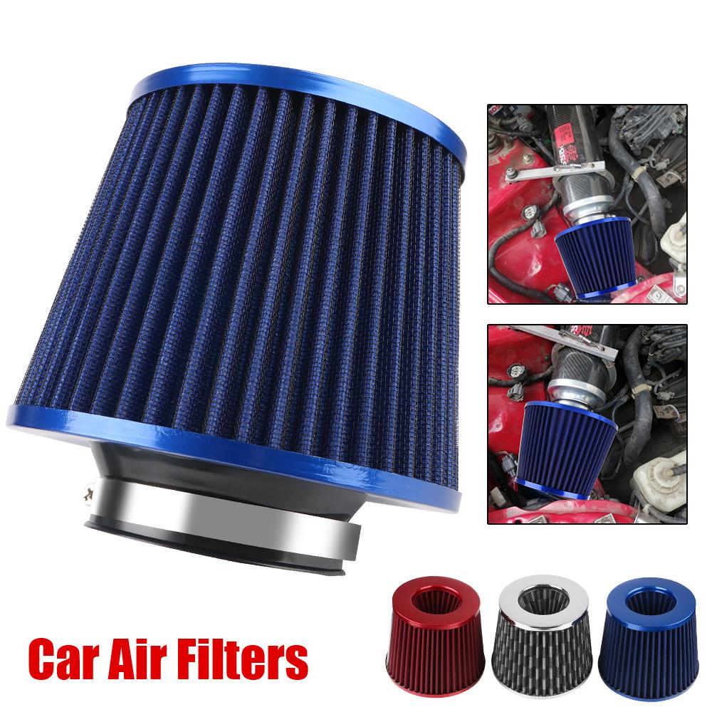 3 Inch Car Air Filters Vent Filter High Flow Intake Kit Mesh Cone 76MM Engine Protector Replacement Auto Accessories Universal Air Filters 7