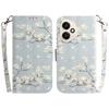 For Honor 400 5G (Global) Case Pattern Printing Leather Wallet Phone Cover with Wrist Strap