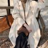 Temperament Advanced Sense Double-sided Hand-sewn Wool Coat Ladies Daily Commuting A Button-up Woolen Coat