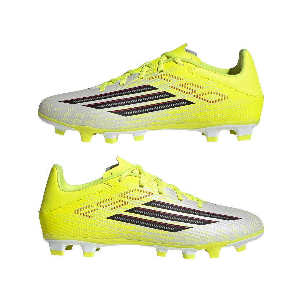 Adidas F50 Club FxG Футбольные Унисекс Командный Solar Red Размер см Шипы, Взрослый, OOL63, Желтый/Core Black/Lucid (JR9053), 28,0