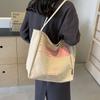 Холщовая сумка Женская большая вместительная сумка для письма Сумка-тоут на плечо