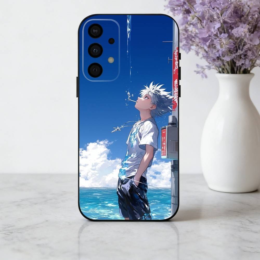 K-Киллуа Z-Золдик H-Охотник х Охотник Чехол для телефона Samsung Galaxy A73,A72,A71,A70,A53,A52,A51, Мягкий силиконовый Черный чехол