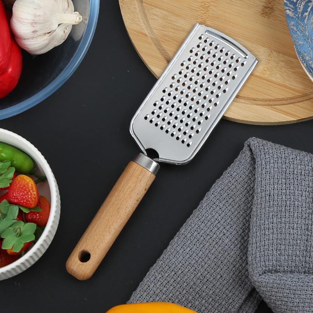Quickly Cheese Grater Flat Wooden Handle Flat Cheese Grater Cheese Grater for Kitchen Accessories
