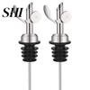 Oil Spray Bottle Nozzle 2Pcs Sealed Rubber Pour Spout Leak-proof Food Grade Pourer Auto Flip Vinegar Dispenser Kitchen Tools
