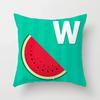 Luxury Home Decor Office Seat Cushion Cover Creative Cartoon Watermelon Banana Print Fashion Pillow Cover