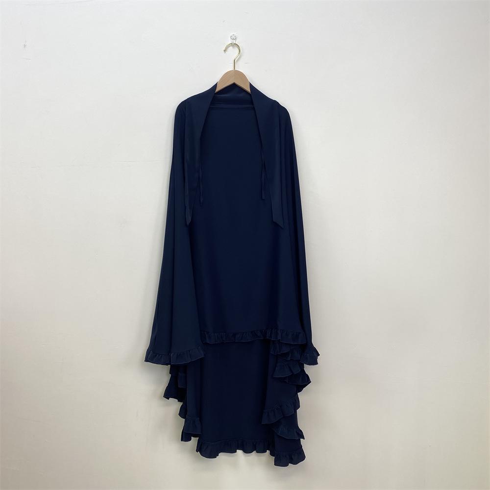 Большой платок для головы с оборками и качелями Dubai Swing 2338