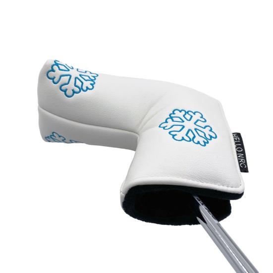 Golf Putter Cover Magnetic Mallet Putter Cover Golf Club Putter Sleeve Cute Polar Bear Design Blade Putter Headcover for Golfer
