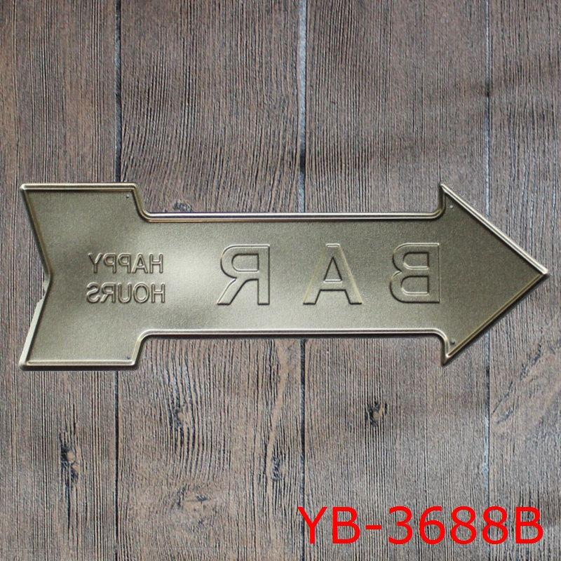 Arrow ,Special -Shaped Tin Painting ,Tin Sign ,Retro Home Explosives ,Theme Restaurant ,Bar Decoration