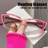 Colorful Cat Eye Reading Glasses for Women Blue Light Blocking Large Frame Presbyopia Eyeglasses with Diopter +1.0 To +4.0