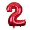 1 шт 32 дюйма воздушные шары с цифрами красные - черные фольгированные шары с днем рождения свадьба вечеринка декоративные шары MIT