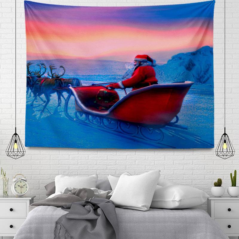 Серия подвесных тканевых гобеленов в рождественском стиле