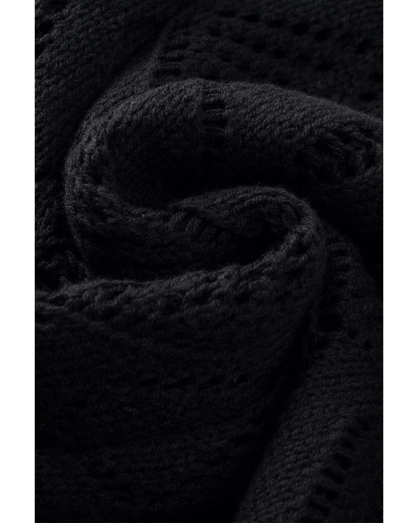 Azura Exchange Кардиган с ажурной вязкой