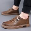 Men's Shoes Spring Trend All-match Men's Casual Shoes Men's Sneakers Pu Super Soft Leather Breathable Leather Shoes Men