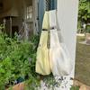Женская мягкая сумка из искусственной кожи с широким ремешком, винтажная сумка-хобо, большая вместительная однотонная сумка через плечо на молнии