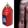 Tattoo Wireless Power Supply LED Display USB Rechargeable 1500mAh Tattoo Pen Battery Adjustable Voltage RCA Power Supply Red