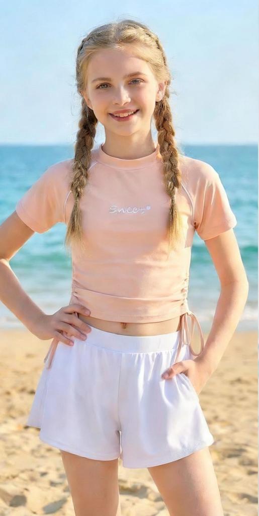 Girls' High-End Tankini Swimsuit - Summer Beach Fashion for Kids