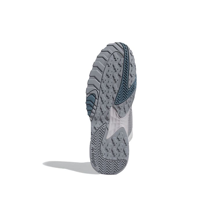 Adidas Originals Streetball Круглый носок Шнуровка Синтетическая кожа Сетка Нескользящие Низкие Баскетбольные кроссовки Унисекс Кроссовки Серый FV4830