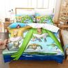 Комплект постельного белья «Мальчик и цапля» односпальный двуспальный двуспальный комплект постельного белья размера «king-size» для взрослых и детей, комплект пододеяльников, комплект простыней в стиле аниме