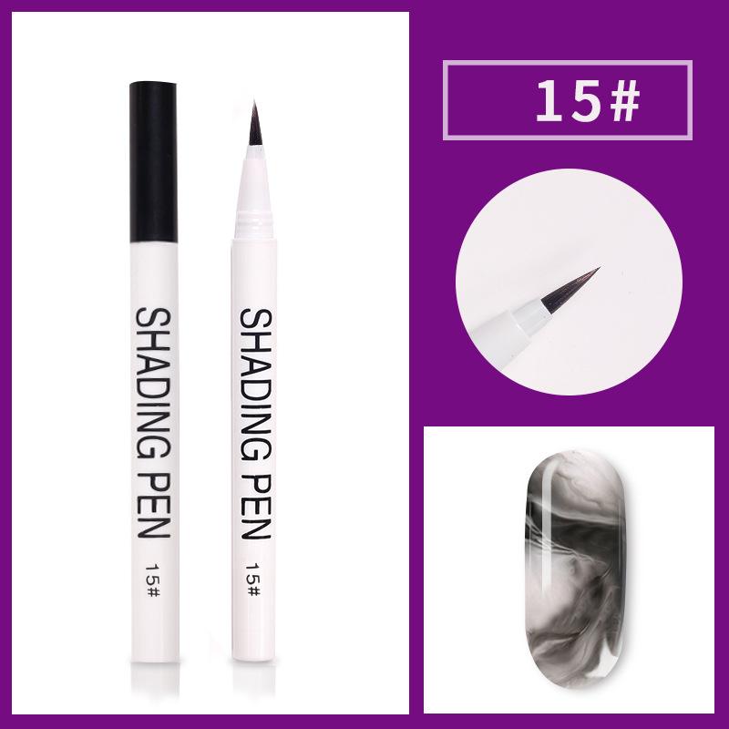 Ручка для дизайна ногтей, цветущий УФ-гель для ногтей, чернильная ручка для рисования, мраморный маникюр, абстрактная кисть для рисования, инструмент «сделай сам» для ногтей