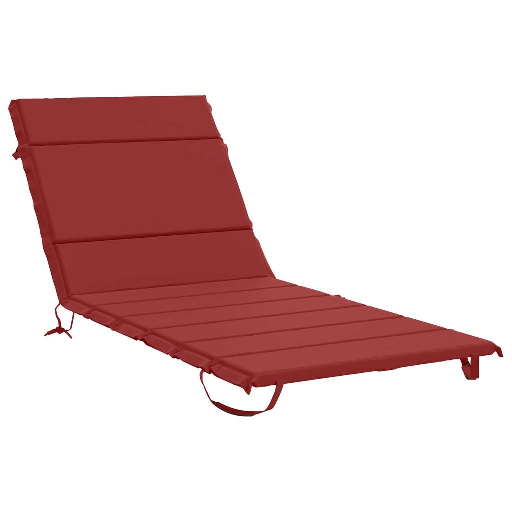 Sun Lounger Cushion GEMERT 100percent Polyester Wine Red