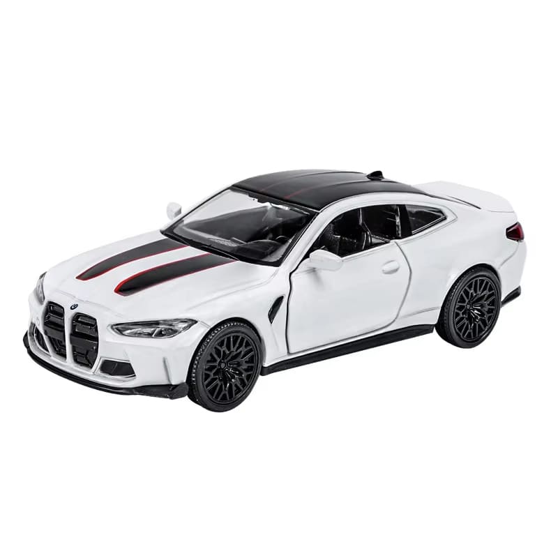 1/36 BMW M4 CSL сплав игрушечная модель автомобиля высокая имитация металл подлинная дверь автомобиля может быть открыта и убрана функция мальчик подарок на день рождения коллекция дисплей