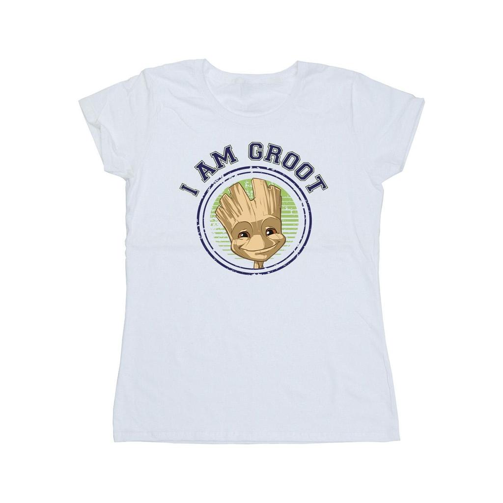Guardians Of The Galaxy Womens/Ladies Groot Varsity Cotton T-Shirt