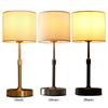Metal Base Small Table Lamp USB Rechargeable Touch Control Portable Cordless Table Lamp 2200K Warm Light for Bedroom Bar Balcony