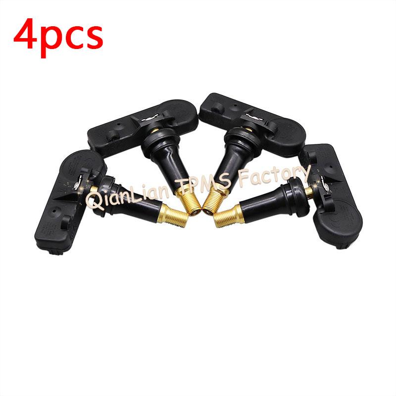 For Ram 1500 2018-2024 1/4pcs 68293199AA 68293199AB Tire Pressure Monitoring System 433MHz Tire Pressure Sensor