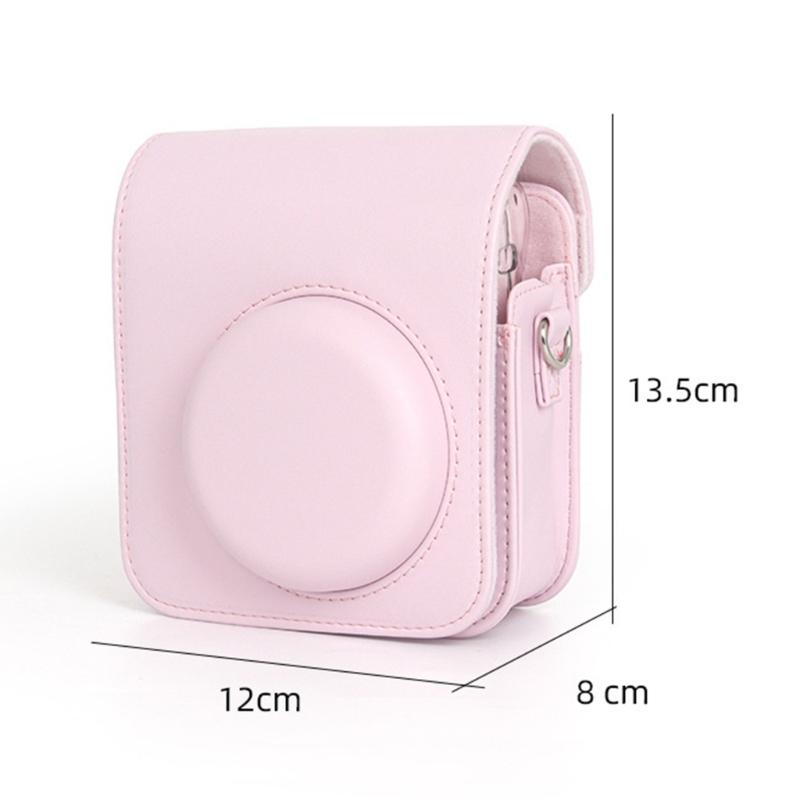 Мягкая сумка-чехол для камеры из ПУ-кожи с плечевым ремнем для камеры Instax Mini12