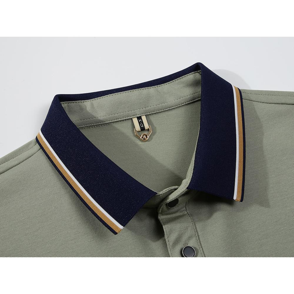 Весна/Лето Новая Хлопковая Рубашка Поло с Вышивкой и Воротником Поло для Мужчин и Женщин для Бизнеса и Отдыха