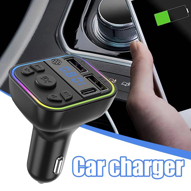 Multifunctional Car Music Adapter Transmitter For Car MP3 Music Player Wireless Car Adapter Calling & Audio Receiver for Outdoor