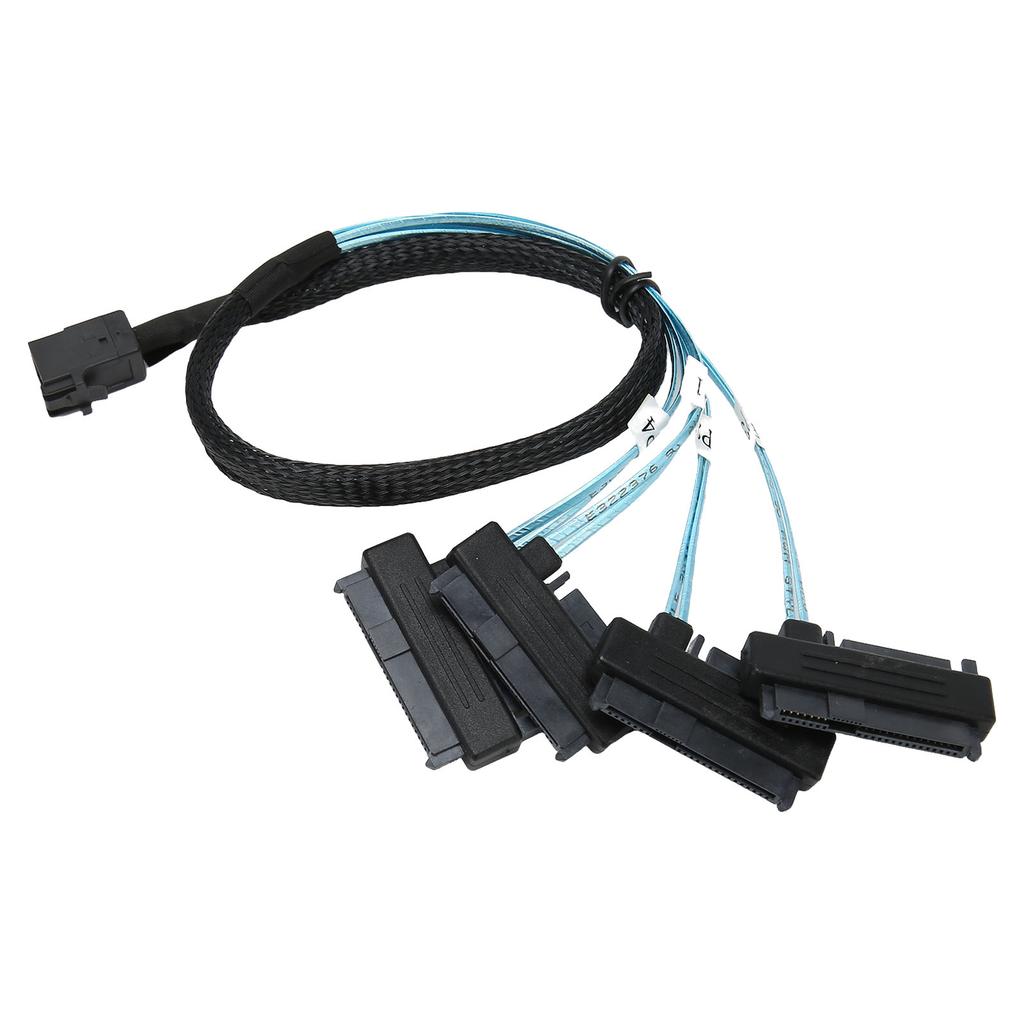 Кабель SFF 8643 to 4 SAS 29P, высокоскоростной кабель 12 Гбит/с SFF 8643 to SATA для жестких дисков сервера, 1,6 фута