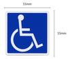 SSC Wheelchair Magnetic Sticker, Facilities for the Disabled, Equipment for