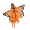 Mask Elf Angel Wings Cloak Performance Butterfly Costume Fashion Butterfly Wings Cape  Girl