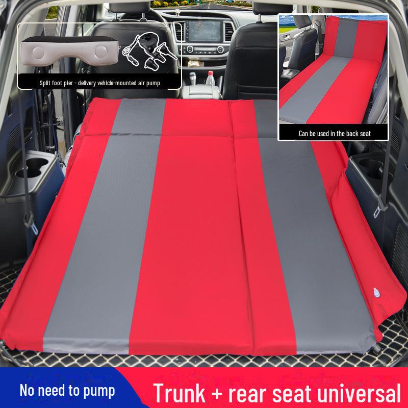 Универсальный автомобильный надувной матрас для багажника - дорожный спальный коврик