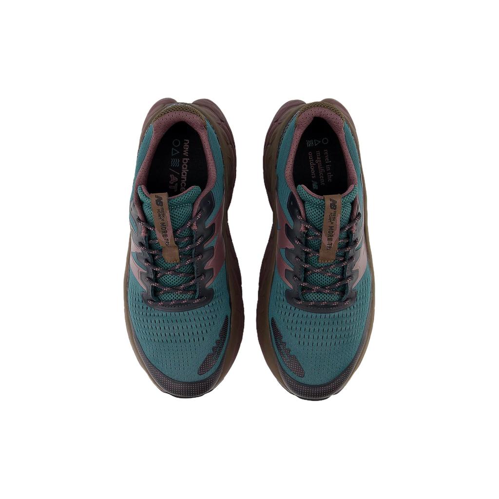 New Balance Fresh Foam X More Trail v3 New Spruce Dark Mushroom Мужские кроссовки Зеленые MTMORNAC