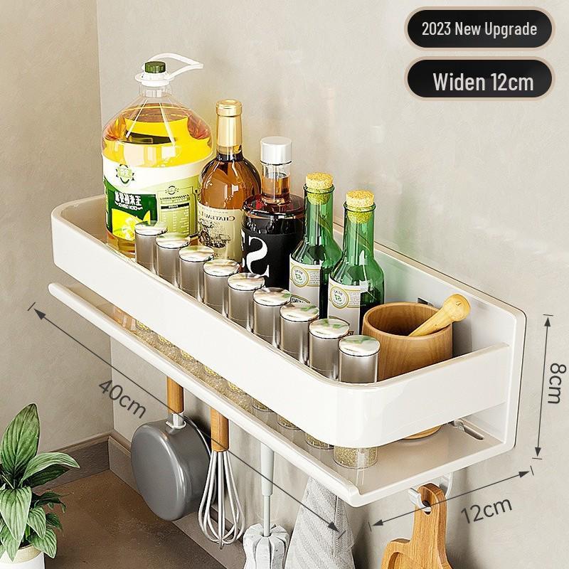 Настенная полка для специй Gao Wenhai без сверления - Кухонные полки для хранения