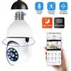 2-мегапиксельная Wi-Fi-ламповая камера 1080P PTZ IP-камера полноцветная камера ночного видения охранная камера видеонаблюдения 4-кратный цифровой зум камера