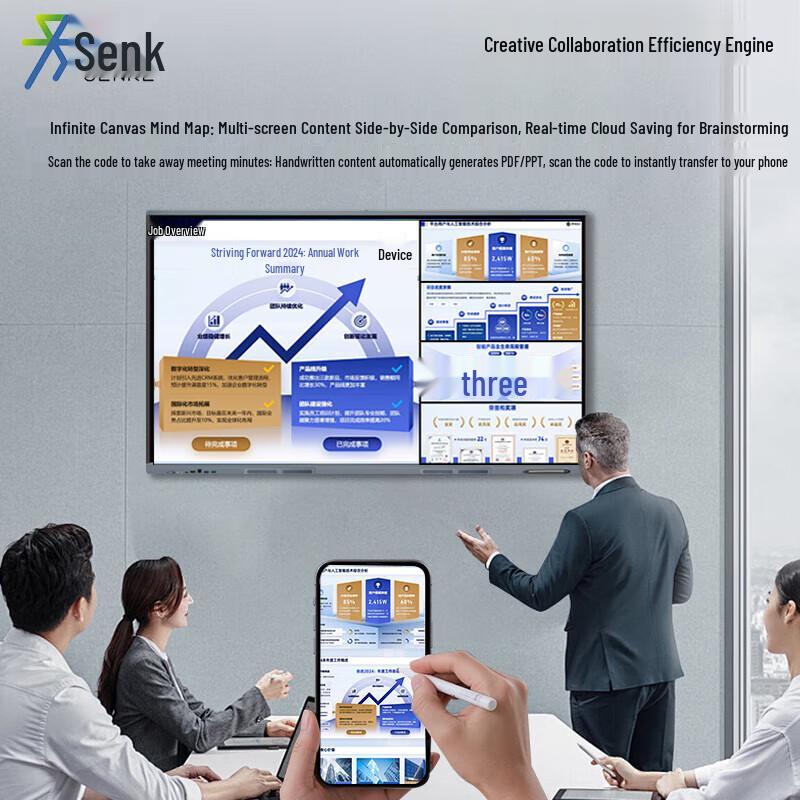 Senke 4K Smart Interactive Conference Whiteboard (CN version)
