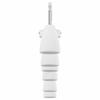 White Ceiling Spotlight with Adjustable Spotlights 176.5 x 12.5 x 13.5 cm Metal