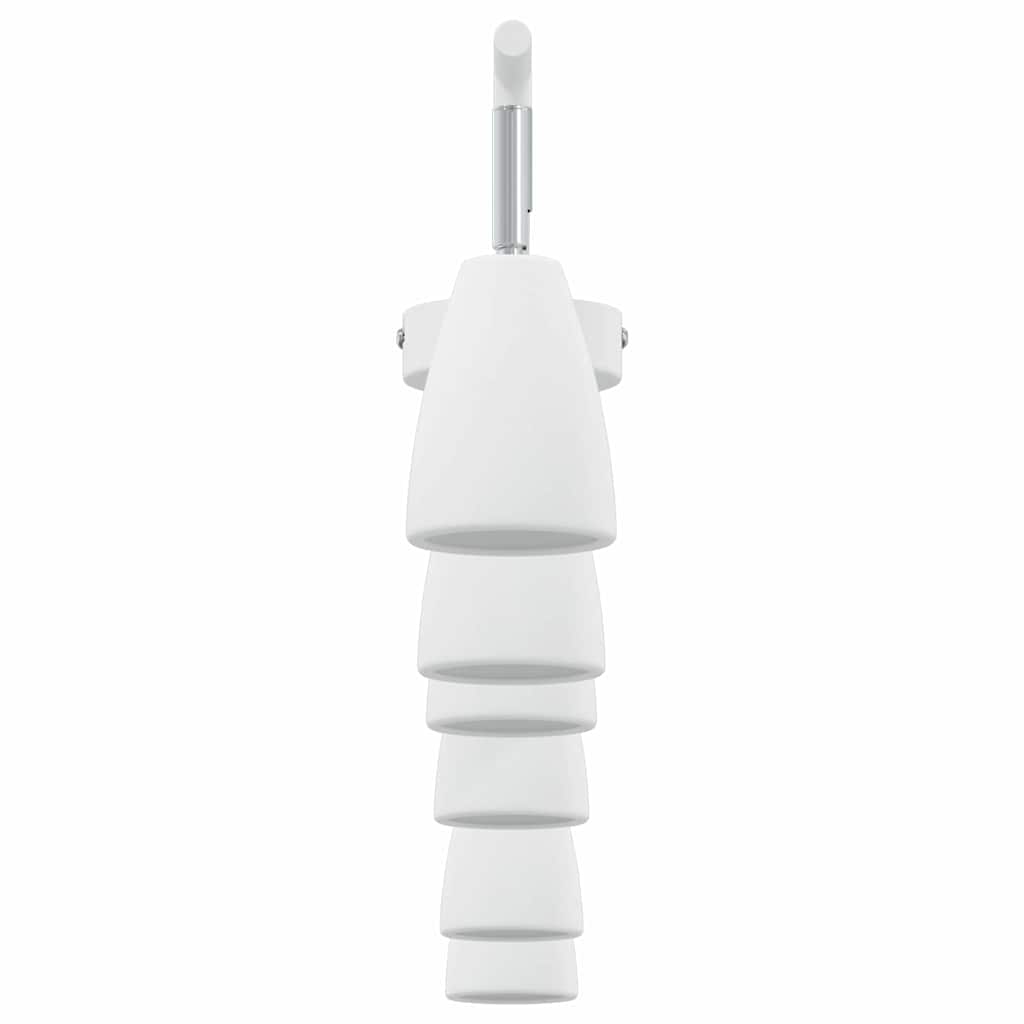 White Ceiling Spotlight with Adjustable Spotlights 176.5 x 12.5 x 13.5 cm Metal